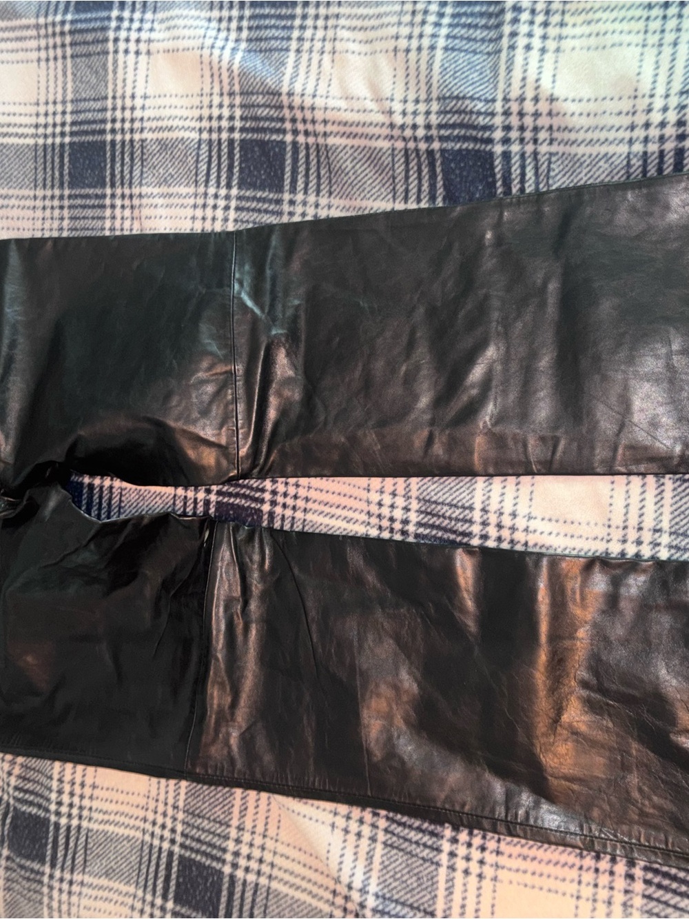 Black Faux Leather pants